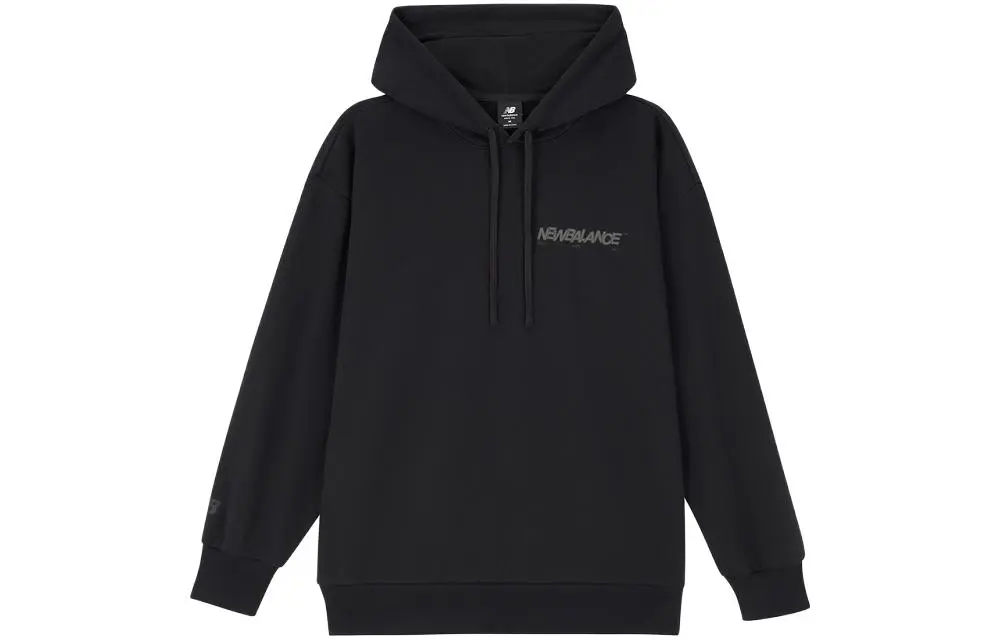 New Balance Sweatshirts Men's Black Hooded (Non-detachable) Moderate