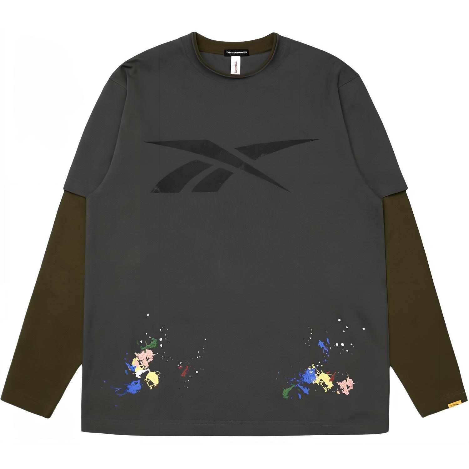 Reebok x Randomevent T Shirt Unisex Light Gray