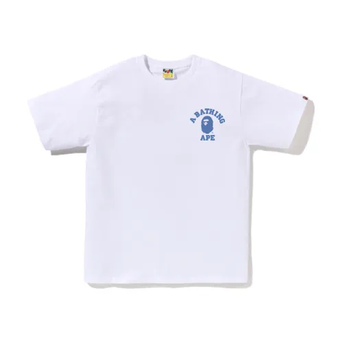 A BATHING APE Color Camo College Ats Tee