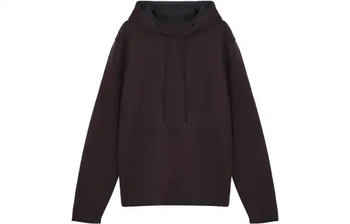 PRADA Sweatshirts Men's Burgundy Hooded Moderate