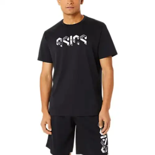 Asics Hex Graphic T Shirt Men's Black