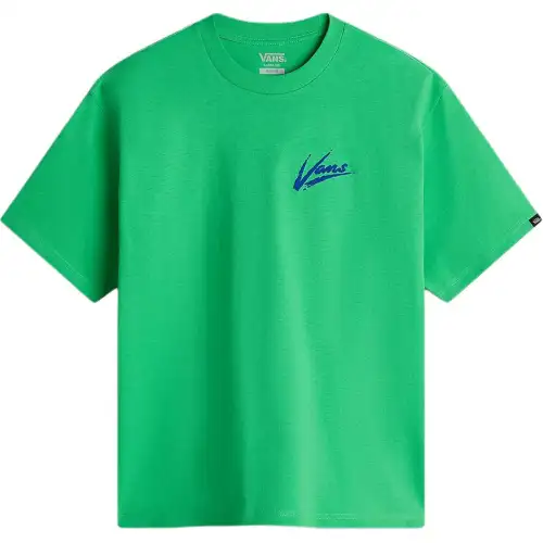 Vans DETTORI T Shirts Men's Green Crew Neck Moderate