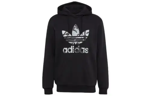 Adidas camo logo hoodie