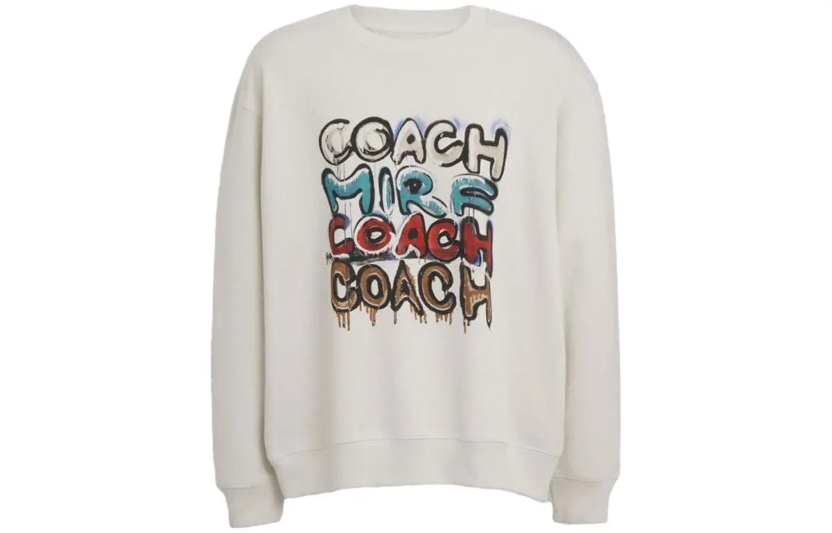 COACH FW23 Sweatshirt Men's Light Gray