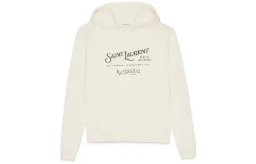 SAINT LAURENT Sweatshirt Unisex Milk White