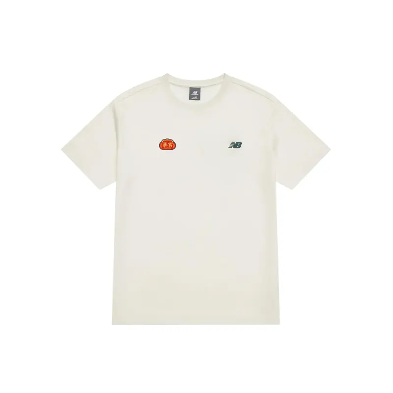 New Balance T Shirt Unisex Ivory White