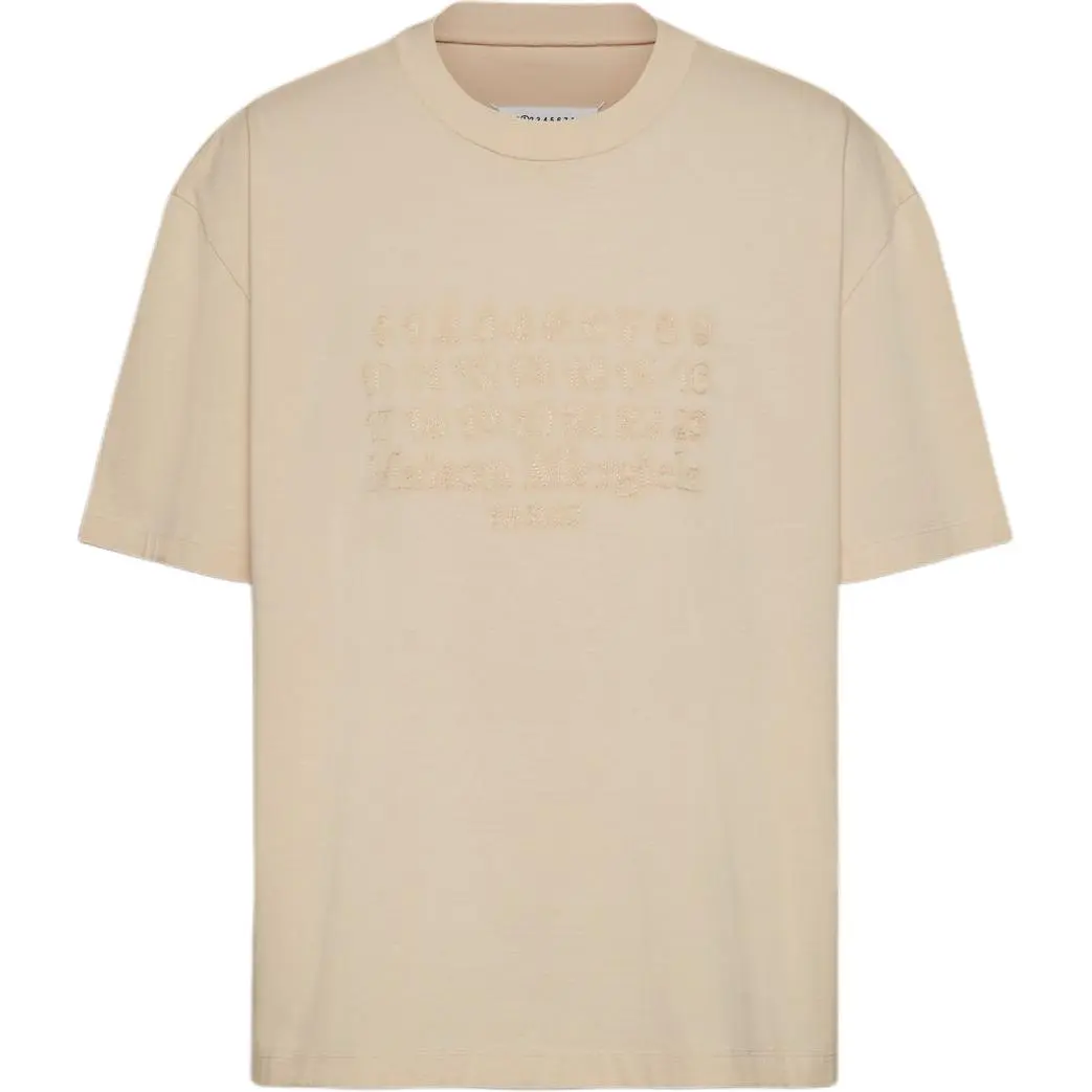 Maison Margiela Logo Embroidered T Shirt