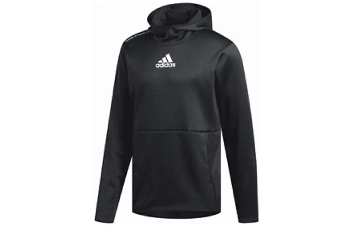 Adidas Sweatshirts Men's Black Hooded Moderate Regular