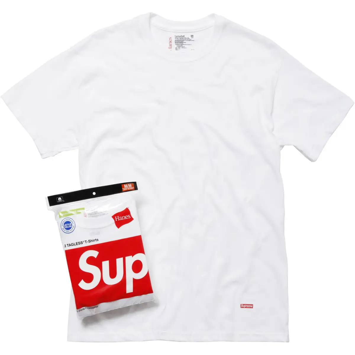 Supreme X Hanes Tagless Tees 3 Pack