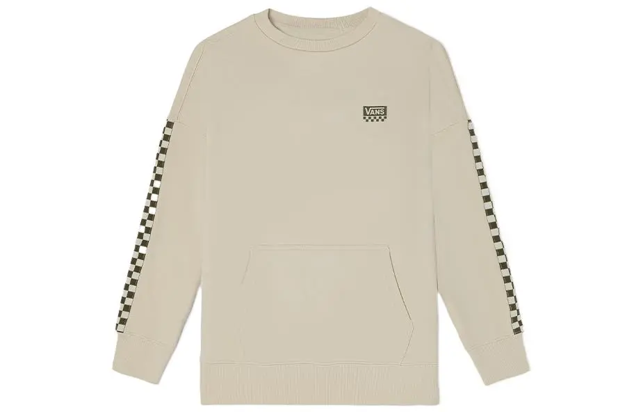 Vans Sweatshirts Unisex Light Khaki Crew Neck Moderate Regular