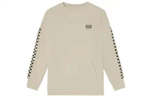Vans Sweatshirts Unisex Light Khaki Crew Neck Moderate Regular