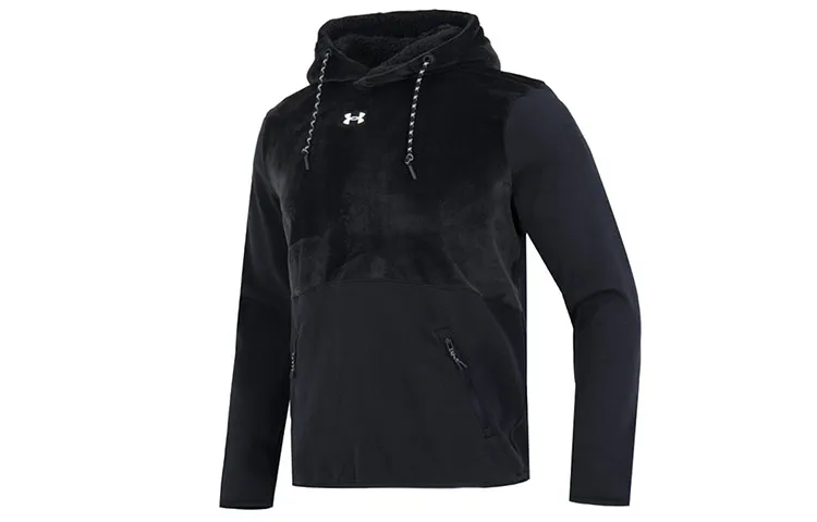 Under Armour Journey Sweatshirts Men's Black Hooded Moderate