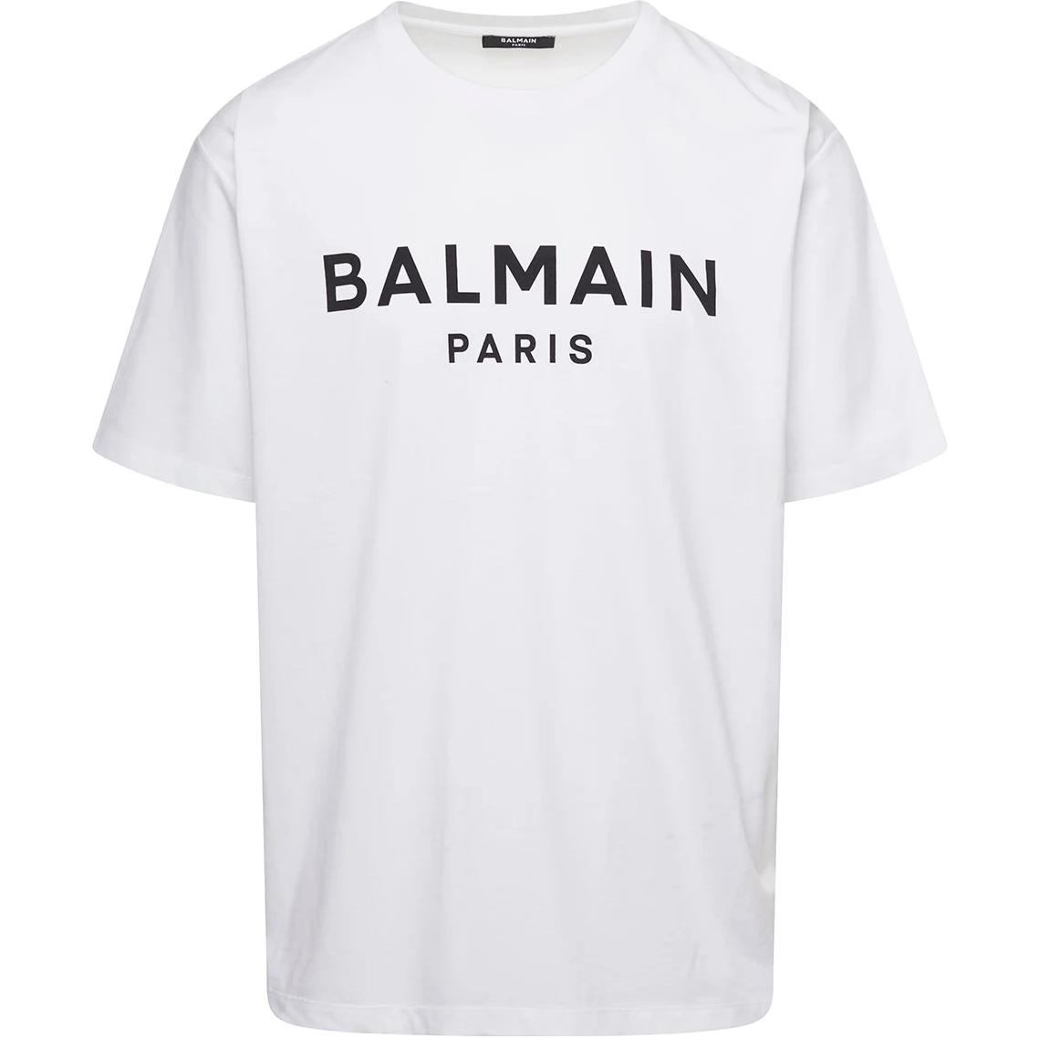 Мужская футболка BALMAIN BALMAIN LogoT (белая)