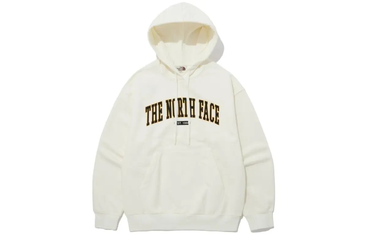 THE NORTH FACE Sweatshirts Unisex Ecru Hooded Moderate Regular