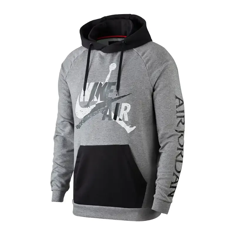 Nike Sweatshirts Men's Gray Hooded Moderate Other