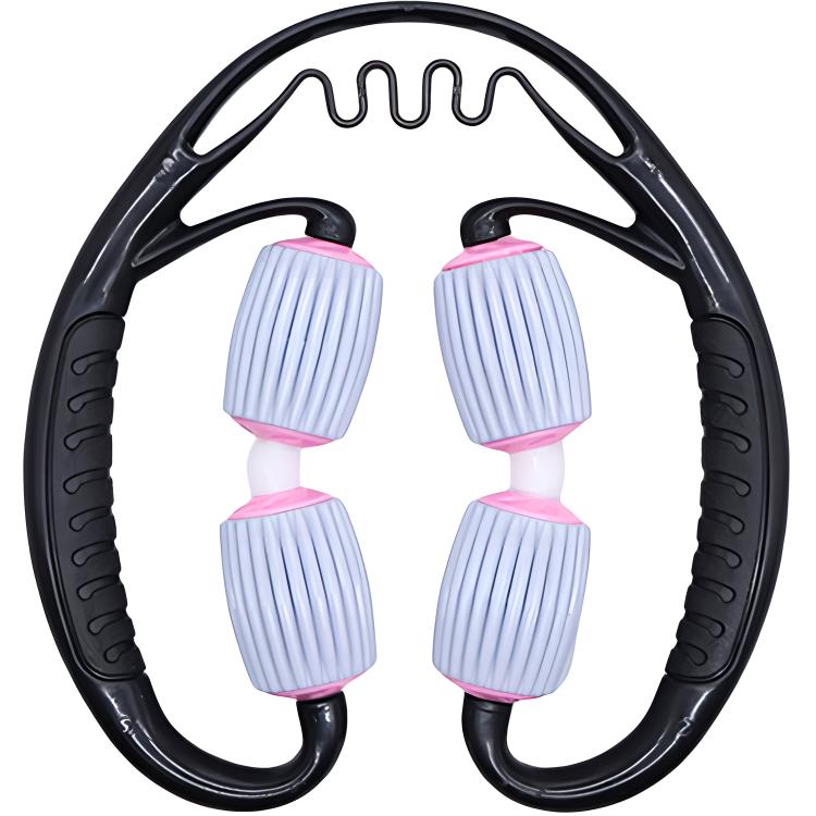Baijia ring leg clamp multifunctional massage leg muscle auxiliary tool household plain leg massager comfortable grip yoga stretcher whole body black