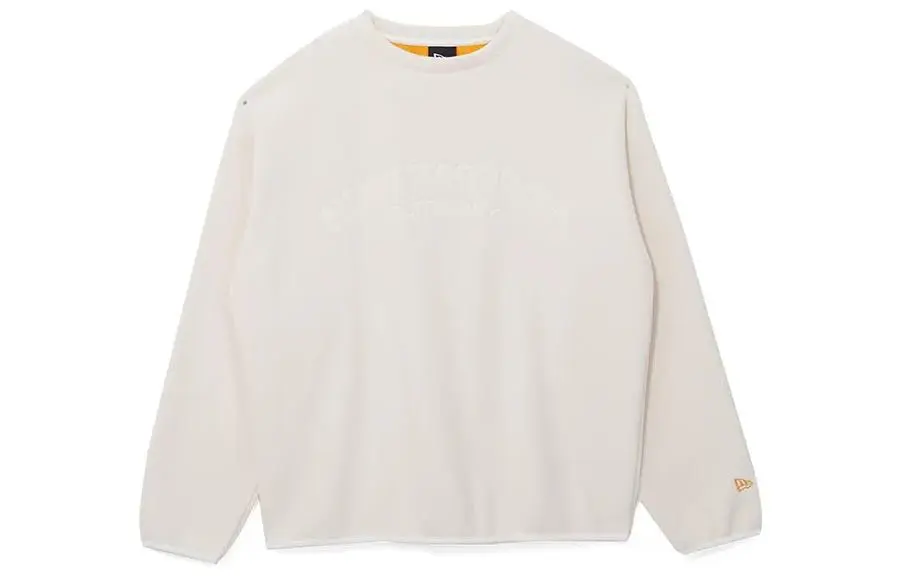 New Era Sweatshirt Unisex Ivory White