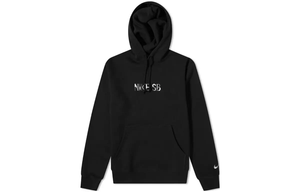 Nike Sweatshirts Men's Black Hooded Moderate Regular
