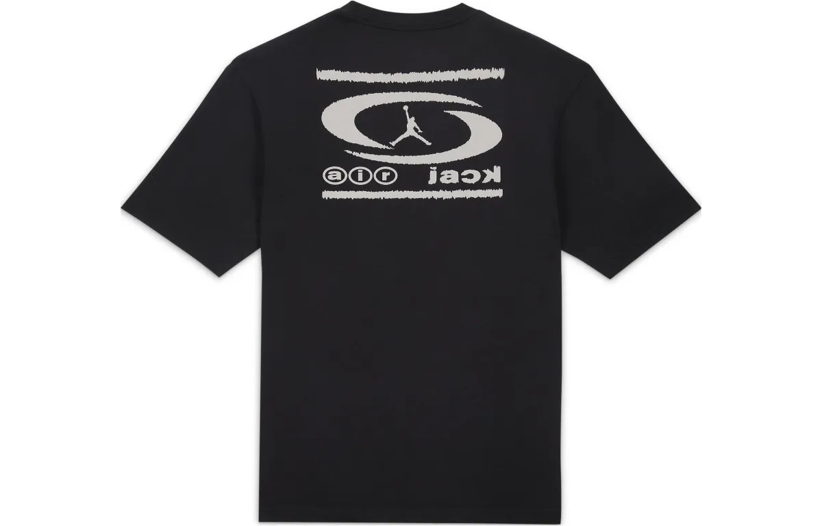 Jordan x TRAVIS SCOTT SS24 T Shirt Asia Version Unisex Black
