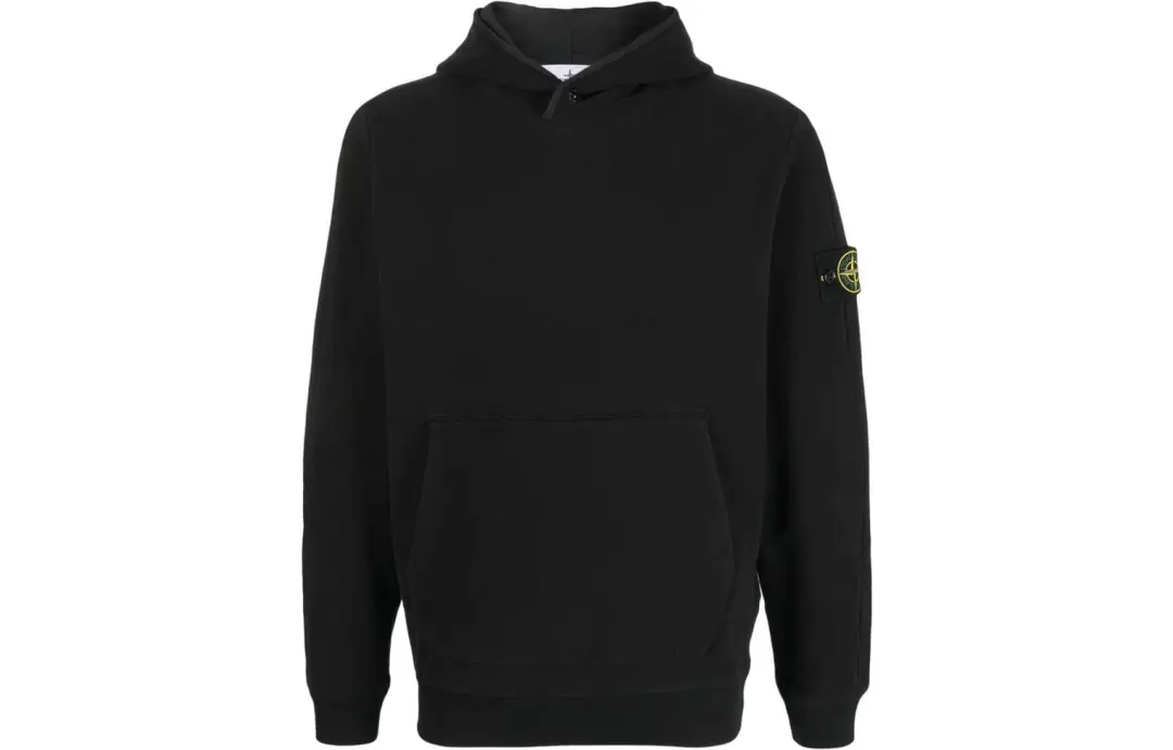 STONE ISLAND Compass Patch Long Sleeved Hoodie