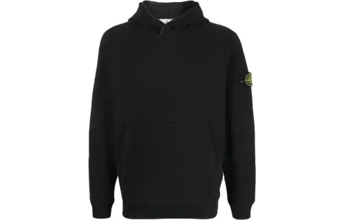 STONE ISLAND Compass Patch Long Sleeved Hoodie
