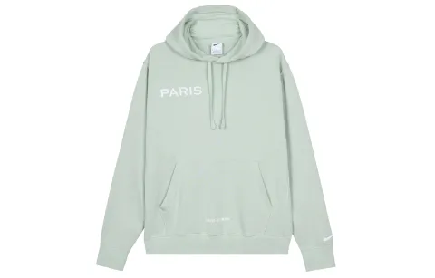 Nike Sweatshirts Men's Light Green Hooded Moderate Regular