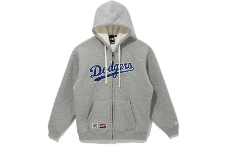New Era Sweatshirts Unisex Gray Hooded (Non-detachable) Moderate Regular