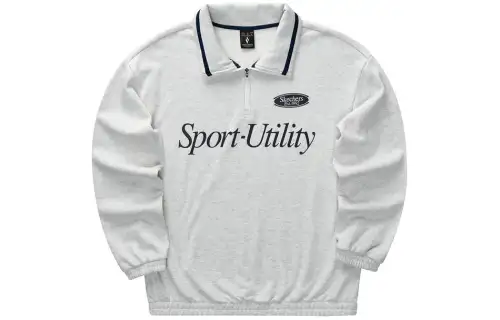 Skechers Colorful Sweatshirt Unisex Light Heather Gray