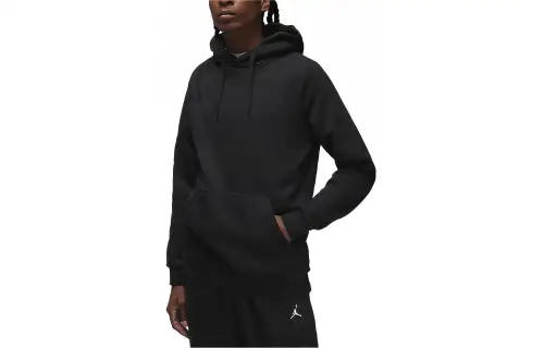 Jordan Sweatshirts Men's Black Hooded Moderate Regular