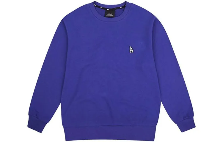 MLB Sweatshirts Unisex Blue Crew Neck Moderate
