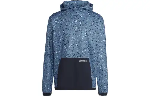 Adidas Originals Adventure AOP OH Sweatshirts Men's Blue Hooded Moderate