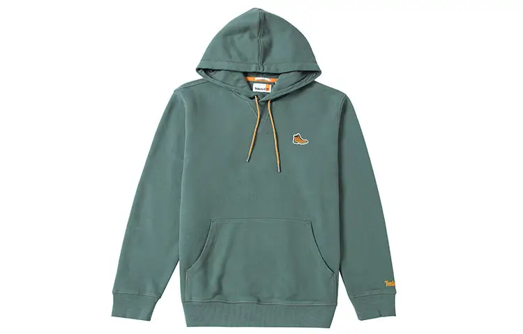 Timberland Sweatshirts Men's Green Hooded Moderate Other