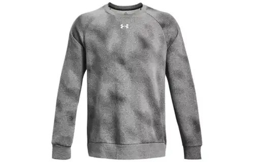 Under Armour Sweatshirts Men's Gray Crew Neck Moderate Regular