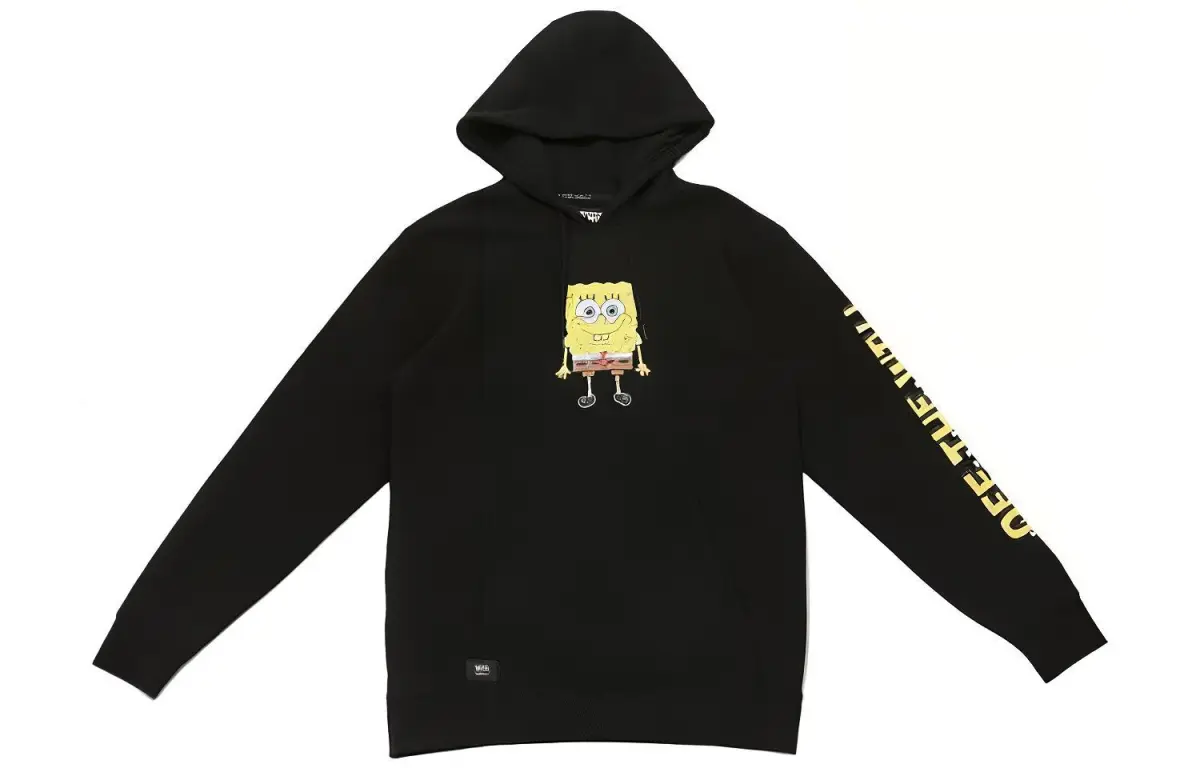Vans Sweatshirts Men's Black Hooded Moderate Regular