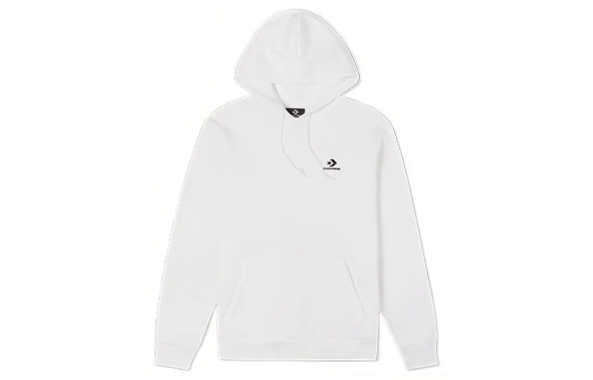 Converse Embroidered Star Chevron Sweatshirt Men's White