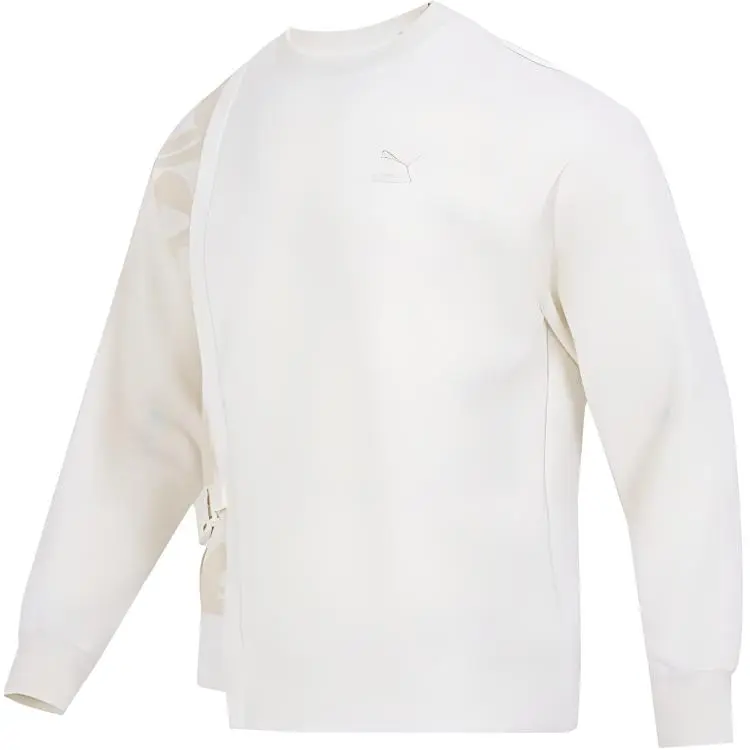 PUMA CNY Sweatshirts Men's White Crew Neck Moderate Regular