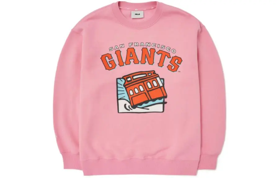 MLB Sweatshirts Unisex Pink Crew Neck Moderate Other