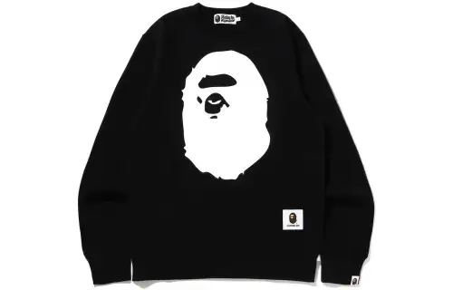 Bape Premium Happy New Year Ape Head Logo Crewneck SS22