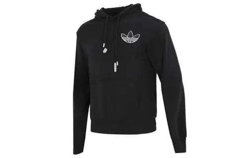 Adidas Originals Sweatshirts Men's Black Hooded Moderate Regular