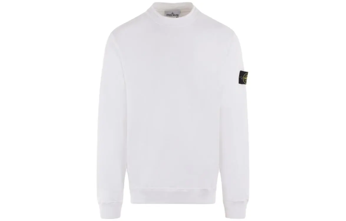 STONE ISLAND Logo Patch Crewneck Sweatshirt