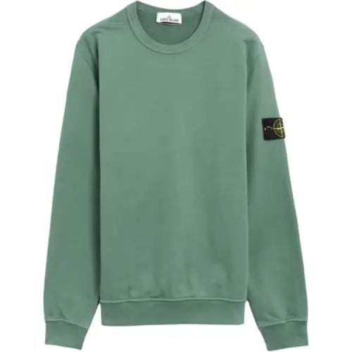 STONE ISLAND Compass Patch Crewneck Sweatshirt