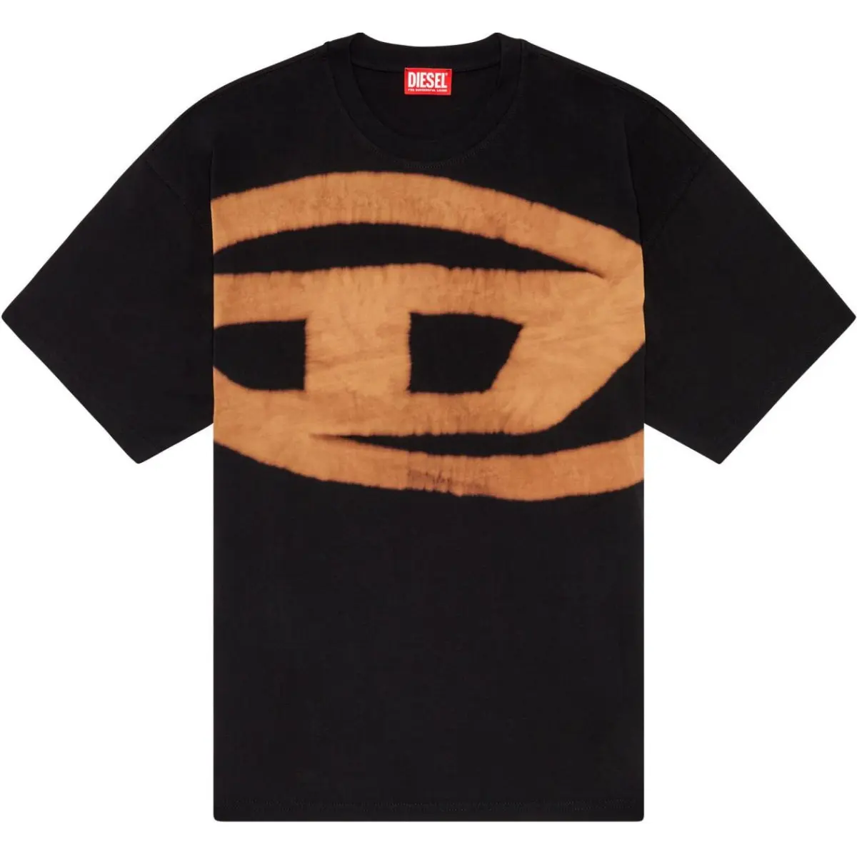 DIESEL T Boxt Bleach Oval D Logo T Shirt
