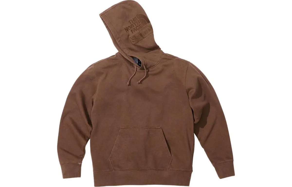 Supreme The North Face Pigment Printed Hooded Sweatshirt
