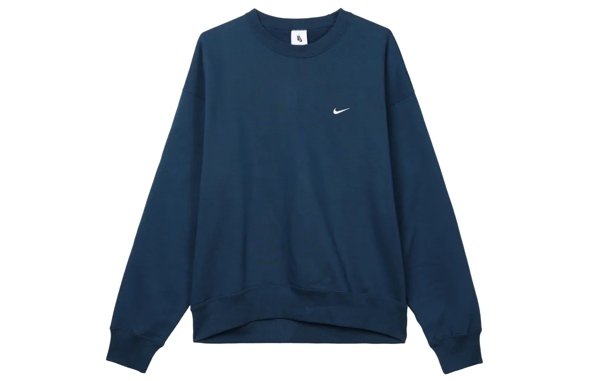 Nike Sweatshirts Men's Blue Crew Neck Moderate Regular