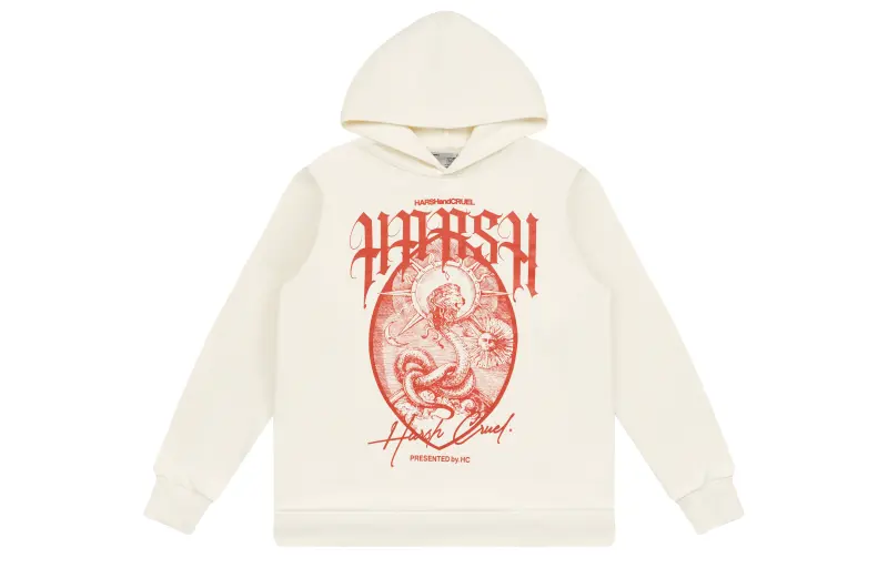 HARSH AND CRUEL Sweatshirts Unisex Hooded Moderate Other
