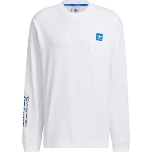 Adidas Originals CITY SKATE LONG SLEEVE T SHIRT T Shirt Men's White