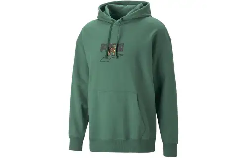 Puma logo hooded T-shirt