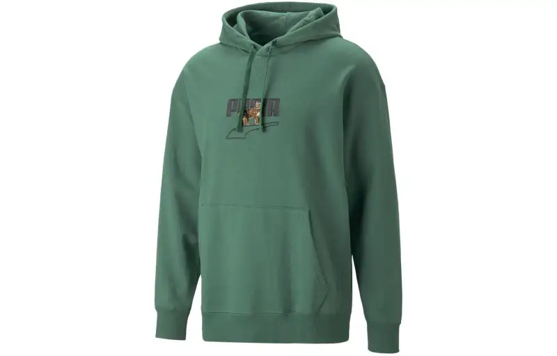 Puma logo hooded T-shirt