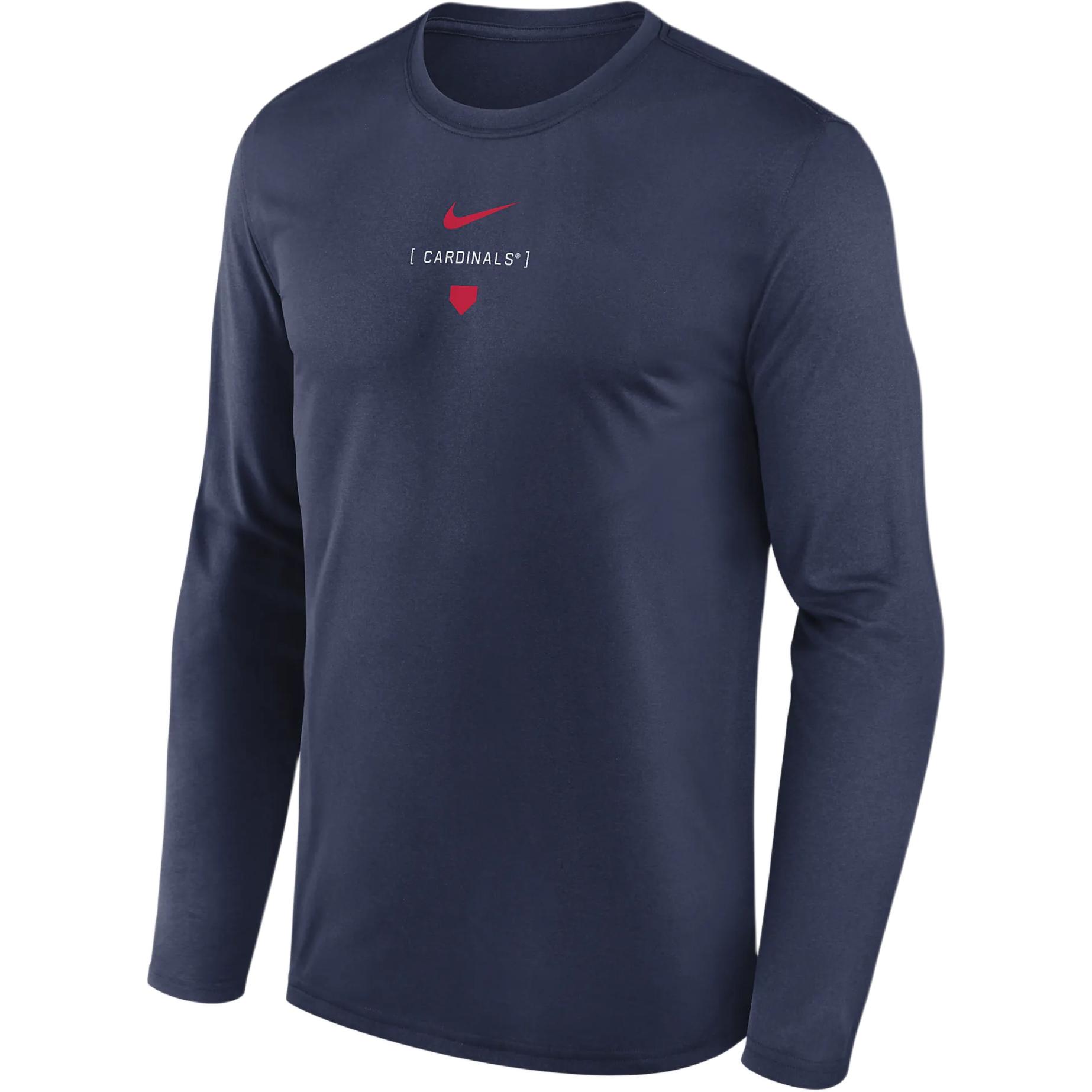 Nike Atlanta Braves 2-Hit Legend Men's Nike Dri-FIT Mlb Long-Sleeve T-Shirt