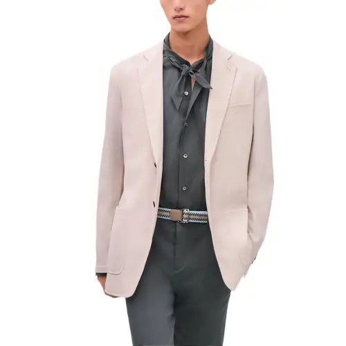 HERMES SS25 Business Suit Coat Men's Ivory